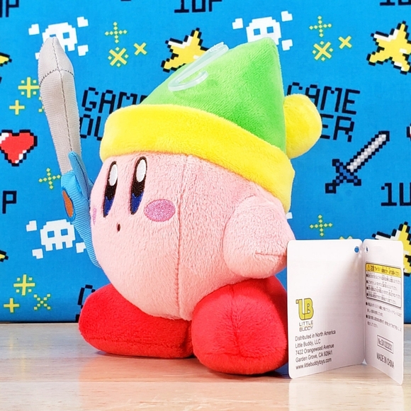 All Star Collection SWORD KIRBY 5" #09 Ultrasoft Nintendo Gaming Plush Rare HTF - Picture 6 of 12